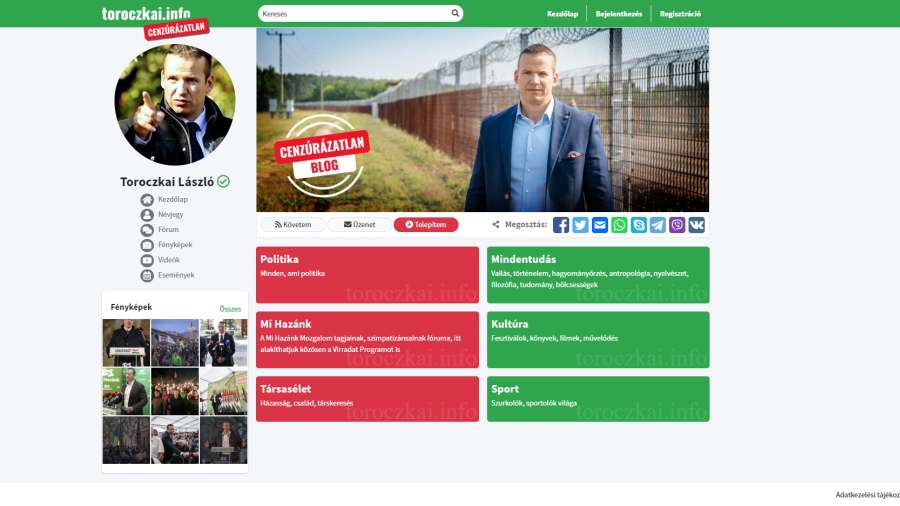 Elindult Toroczkai fóruma, a cenzúrázatlan magyar „facebook”