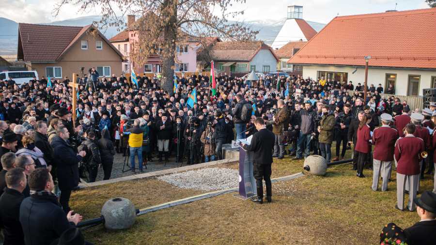 A császári hadsereg vérengzésére emlékeztek Madéfalván