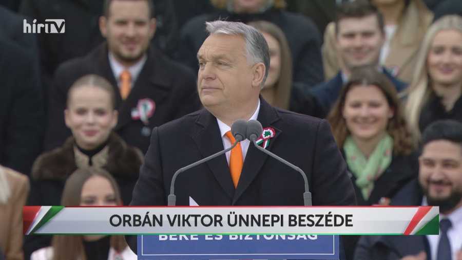 Orbán Viktor miniszterelnök ünnepi beszéde 2022. március 15-én 📺