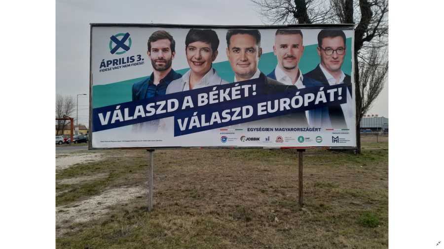 A háborús uszítók arcátlan plakátja