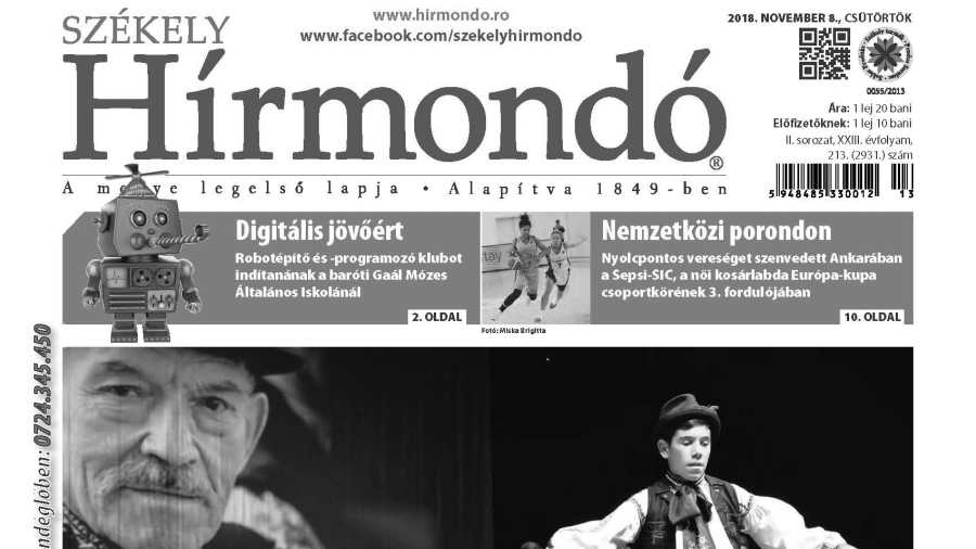 Stoffán György: Nyílt levél a „Székely Hírmondó” halálára