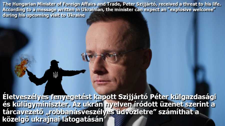 Halálos fenyegetést kapott az Ukrajnába készülő Szijjártó Péter