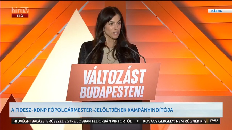 Budapest-tervet hirdetett Szentkirályi Alexandra (videó)