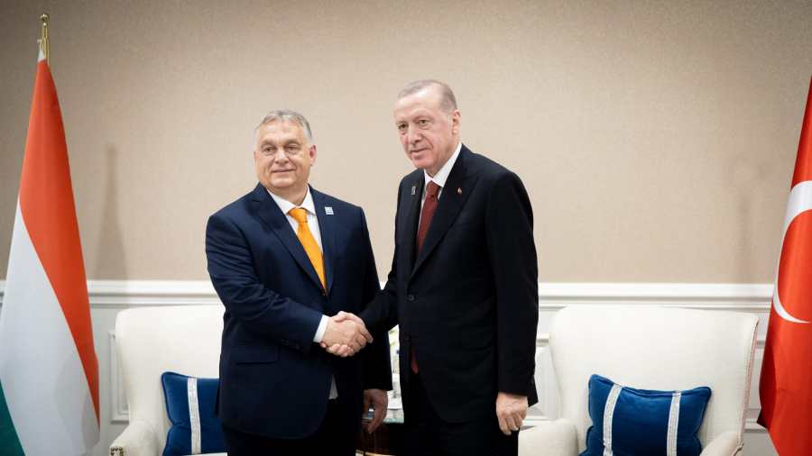 Orbán Viktor a magyar békemisszió támogatását kérte a török elnöktől Washingtonban