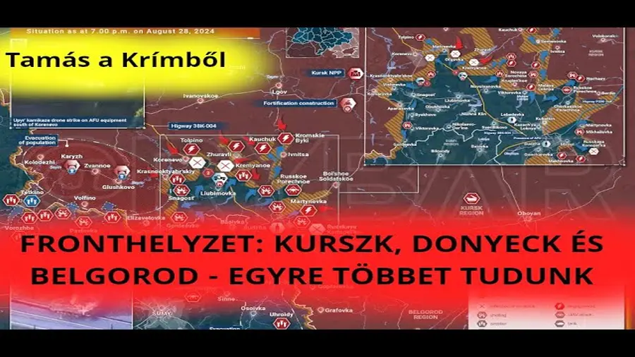 Tamás a Krímből: Fronthelyzet 2024. augusztus 29-én (videó)