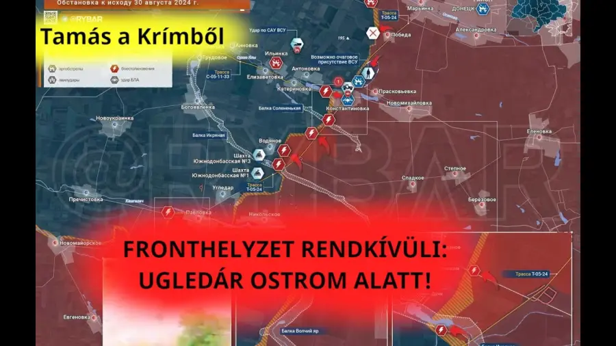 ❗Tamás a Krímből: Frontálisan megostromolta Ugledart az orosz hadsereg❗