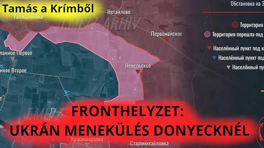 Tamás a Krímből: menekülnek az ukrán katonák Donyeckből – orosz-ukrán háború