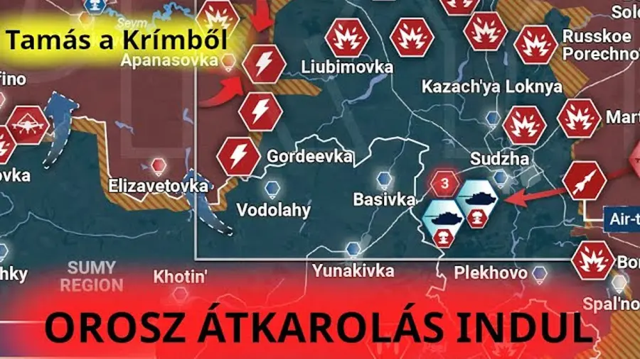 Tamás a Krímből: Orosz bekerítési manőver készül Kurszkban