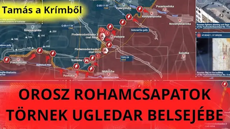 Tamás a Krímből: Az orosz egységek betörnek Ugledarba