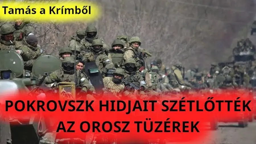 Tamás a Krímből: Tüzérségi tűz alatt Pokrovszk, nyomulnak előre az oroszok