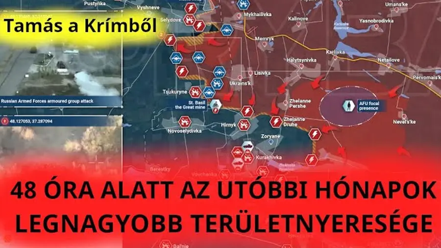 Tamás a Krímből: Pokrovszknál megingott az ukrán védelem, alaszkai légirandevú