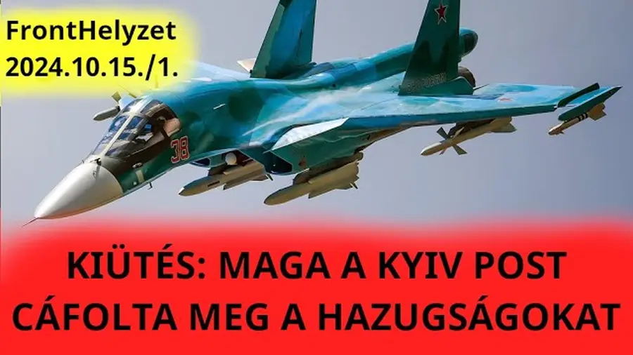 Ukrajna: így NEM lőtte le az ukrán F-16 az orosz Szu-34-et