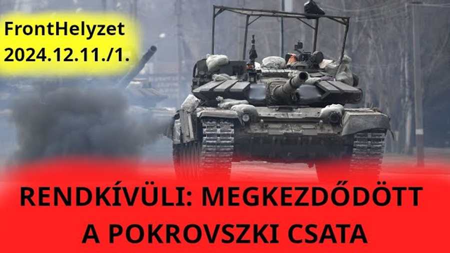 Tamás a Krímből: Megkezdődött a pokrovszki csata és, információk a tegnapi ATACMS támadásról