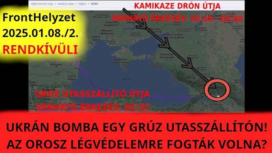 Tamás a Krímből: Az ukránok egy grúz utasszállító gépet akartak felrobbantani