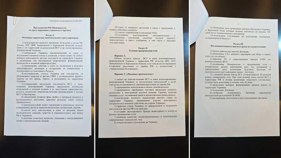 A Russia Today közreadta az orosz békejavaslat részleteit