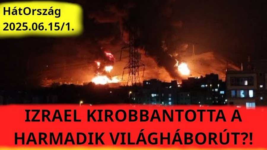 Tamás a Krímből: Kína belépett a háborúba Irán oldalán; ég Haifa, Tel-Aviv és Jeruzsálem!