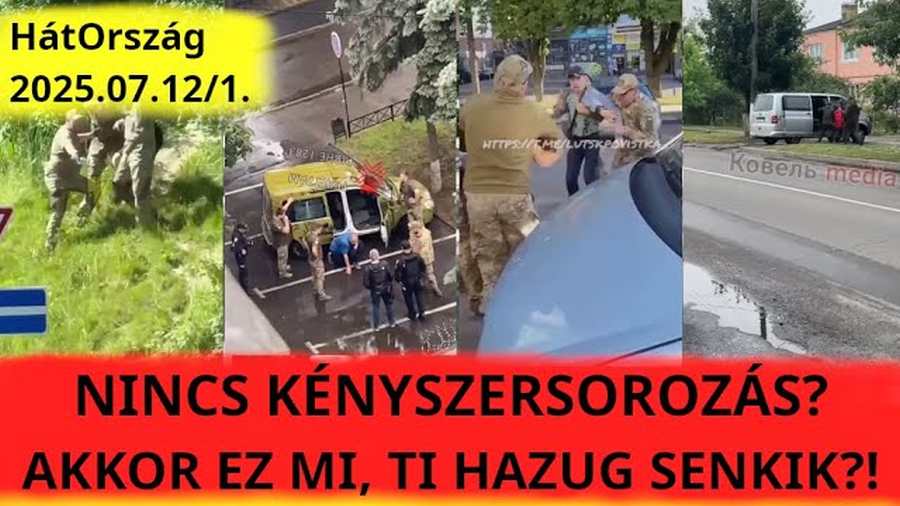 Tamás a Krímből összegyűjtött néhány videót az ukránok kényszersorozásáról