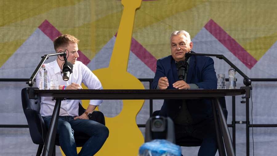 A Russia Today Orbán Viktor MCC Fest-en elhangzott kijelentését idézte