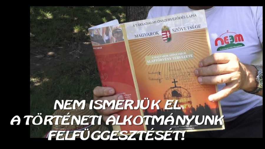 NEEM: Nem ismerjük el a történeti alkotmányunk felfüggesztését!