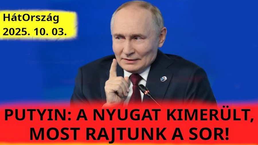 Magyar B. Tamás: Mélyelemzés Putyin Valdai beszédéről, avagy nagyot ugrott a „papírtigris”!