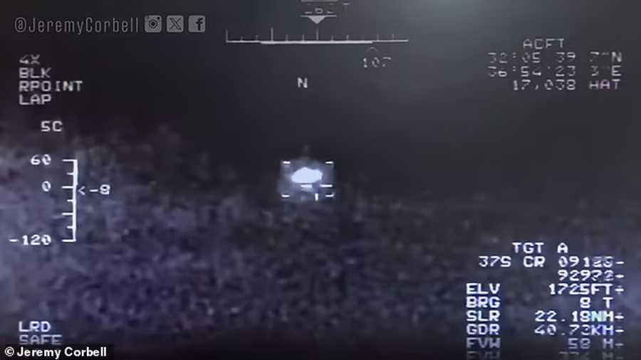 UFO felvétel szivárgott ki: Szíria felett rejtélyes objektumot rögzített egy amerikai drón