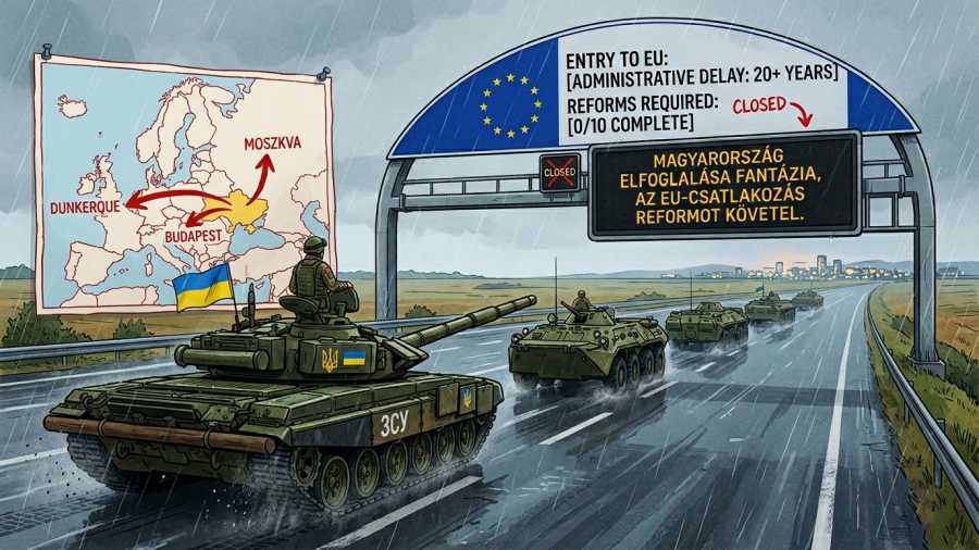 Dunkerque-ig két nap alatt – miért egyszerűbb Ukrajnának lerohannia Európát, mint belépnie az EU-ba?