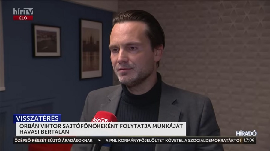 Dr. Havasi Bertalan ismét Orbán Viktor sajtófőnöke lesz