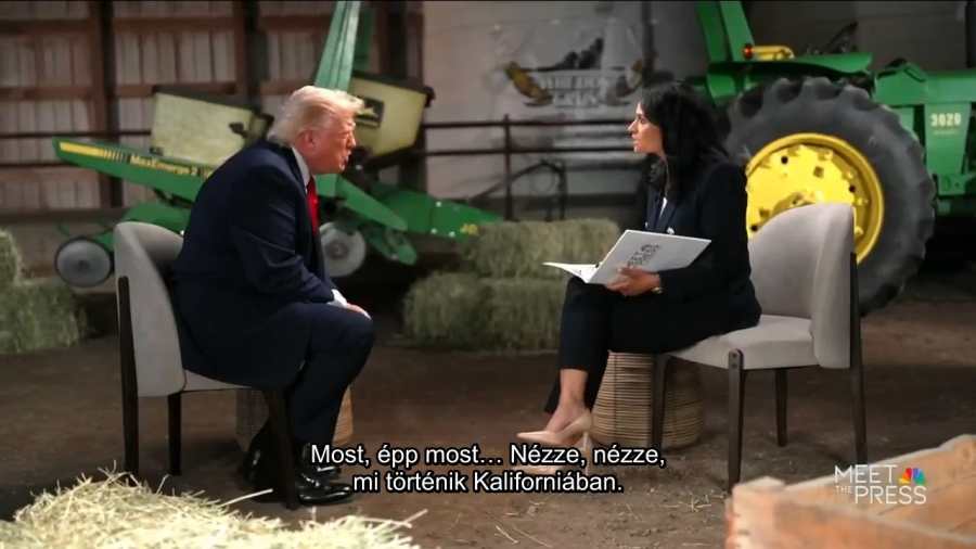 Botrány élő adásban: Trump hazugnak és ostobának nevezte az NBC riporterét, majd faképnél hagyta