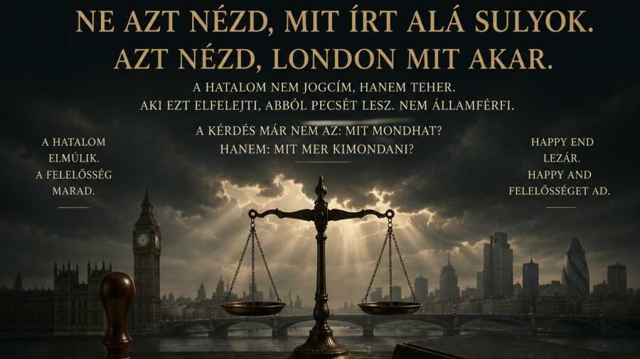Ne azt nézd, mit írt alá Sulyok, azt nézd, London mit akar! – Abból baj lesz